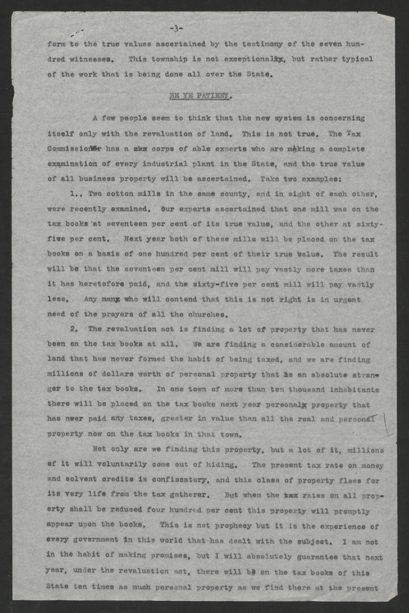 Address Before the Teachers' Assembly by Governor Thomas W. Bickett, November 28, 1919, page 3