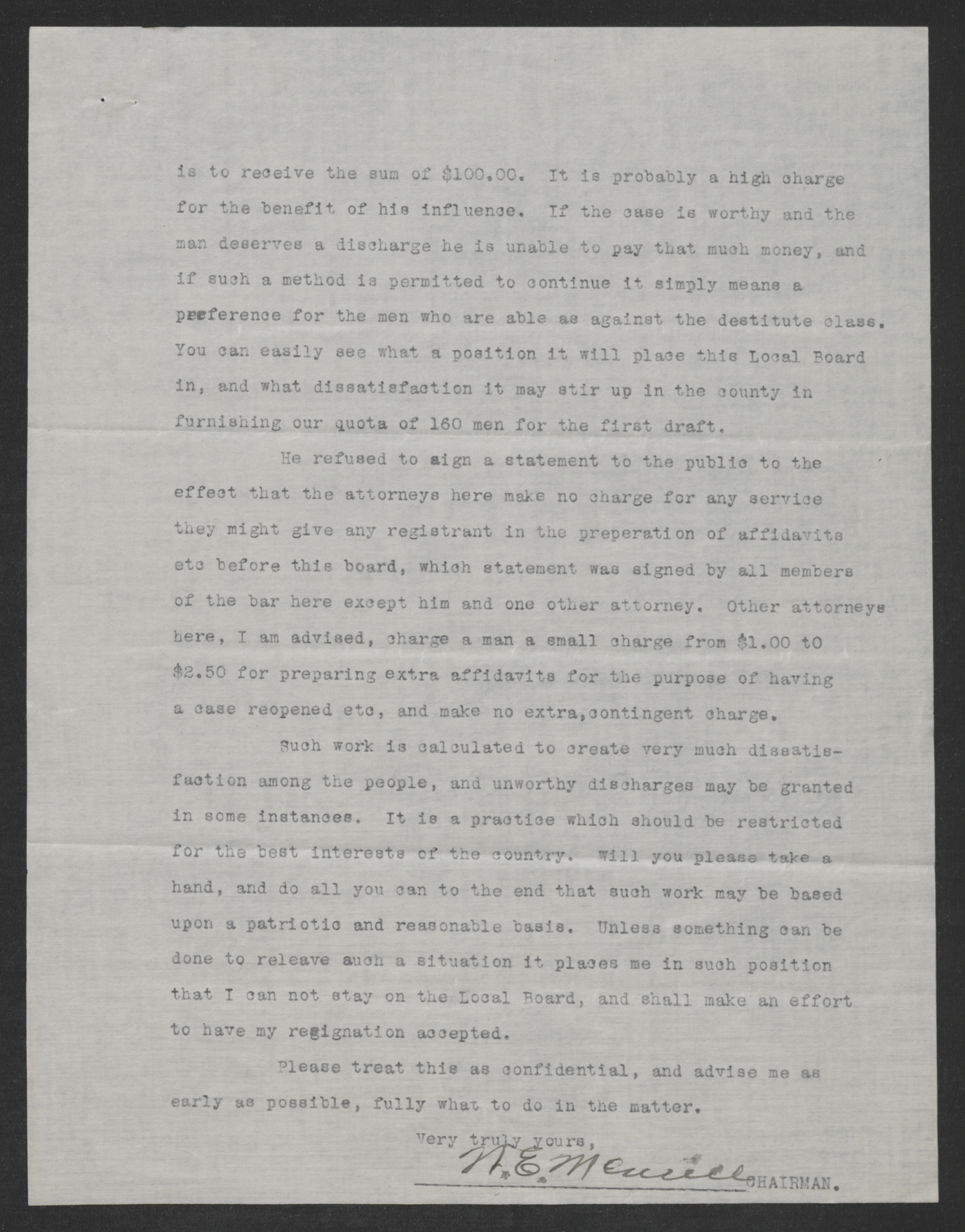 Letter from Wiley E. McNeill to Thomas W. Bickett, October 29, 1917, page 2