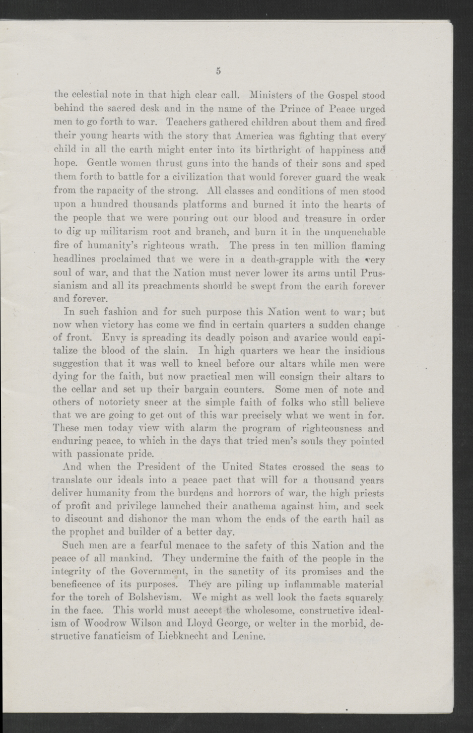 Biennial Message of Governor Thomas W. Bickett to the General Assembly, January 9, 1919, page 3
