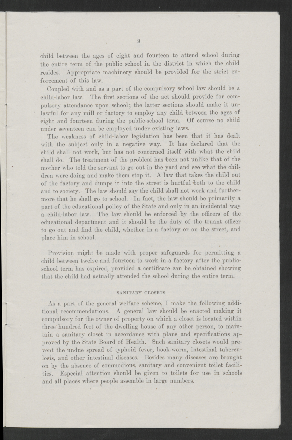 Biennial Message of Governor Thomas W. Bickett to the General Assembly, January 9, 1919, page 7