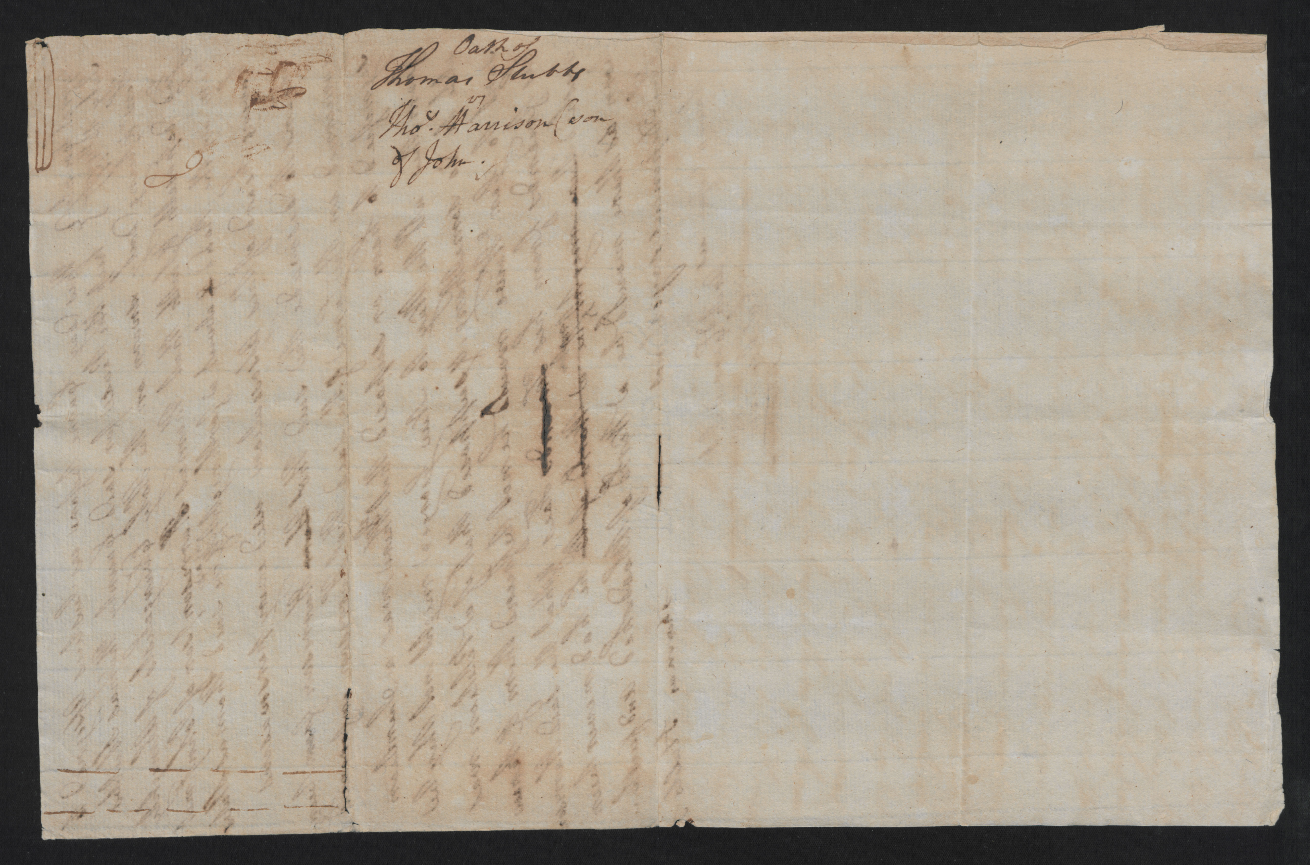 Deposition of Thomas Stubbs Sr., 14 July 1777, page 2