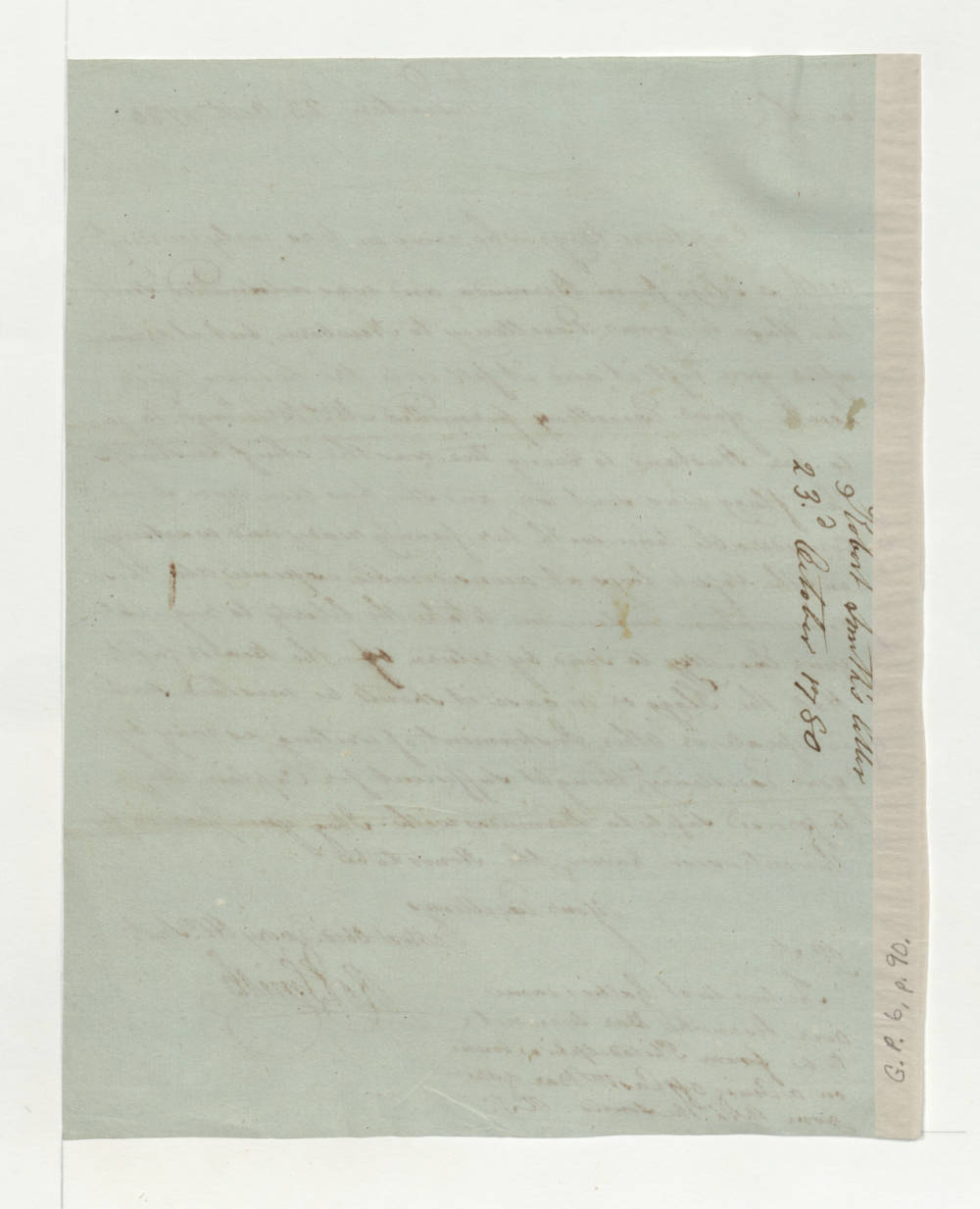 Letter from Robert Smith to Abner Nash, 23 October 1780, page 2