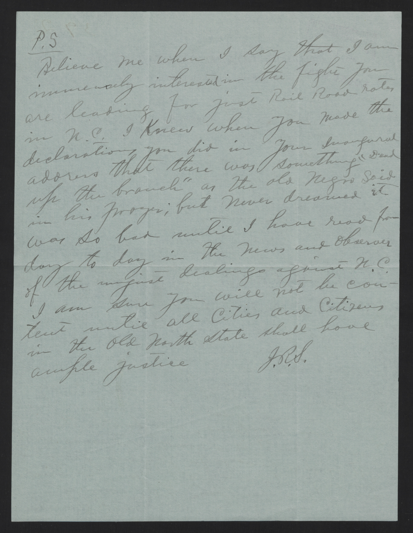 Letter from Sams to Craig, August 27, 1913, page 2