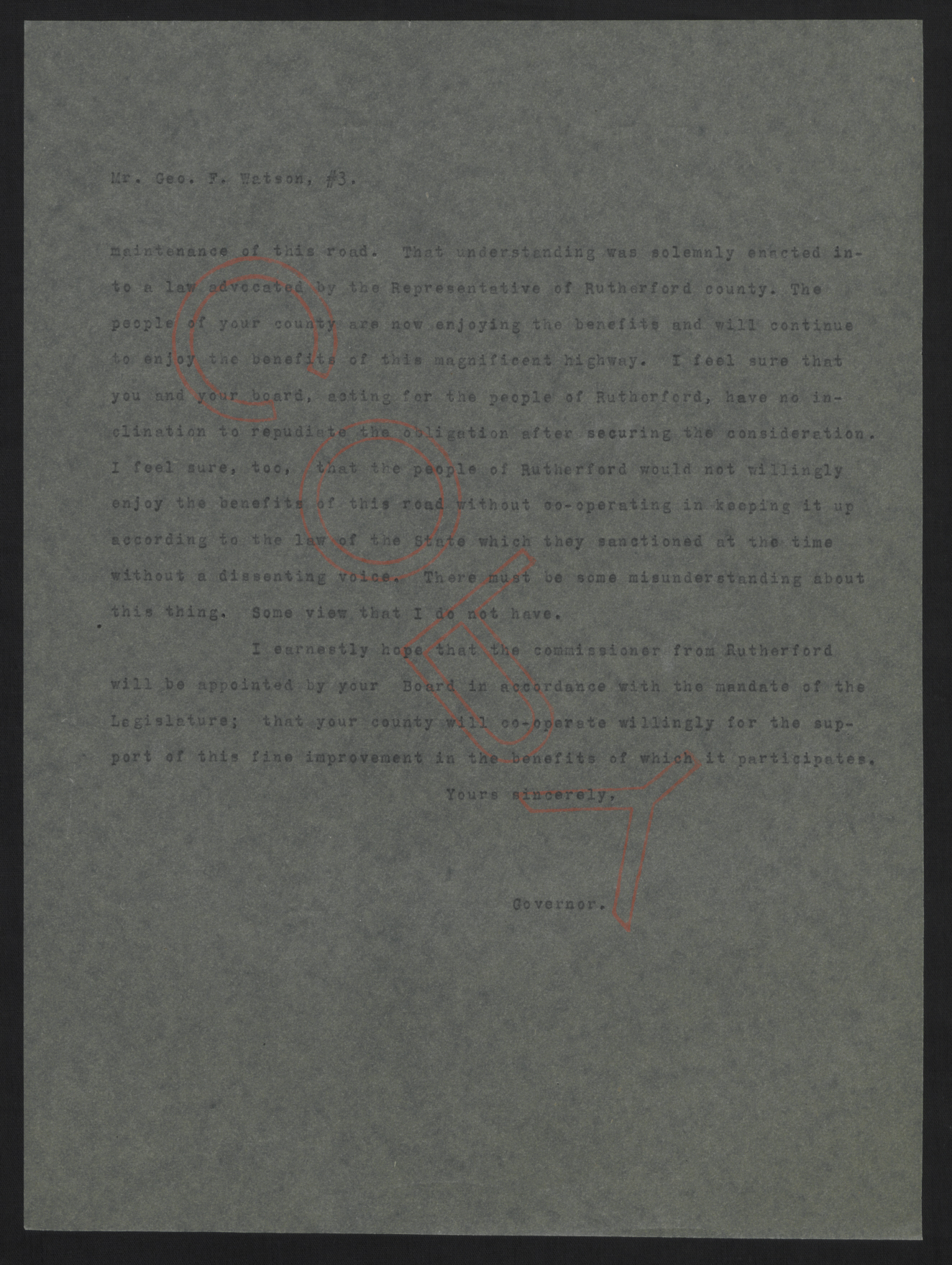 Letter from Craig to Watson, March 16, 1916, page 3
