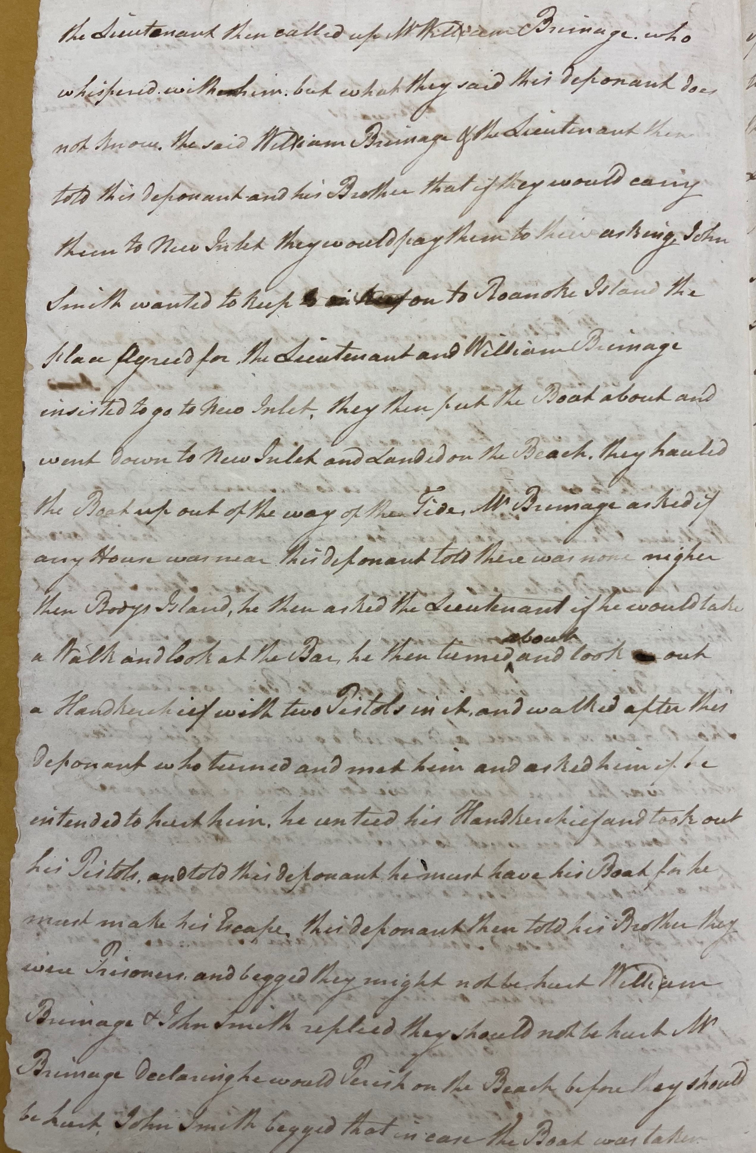 Deposition of Daniel Austin, 30 July 1777, page 2