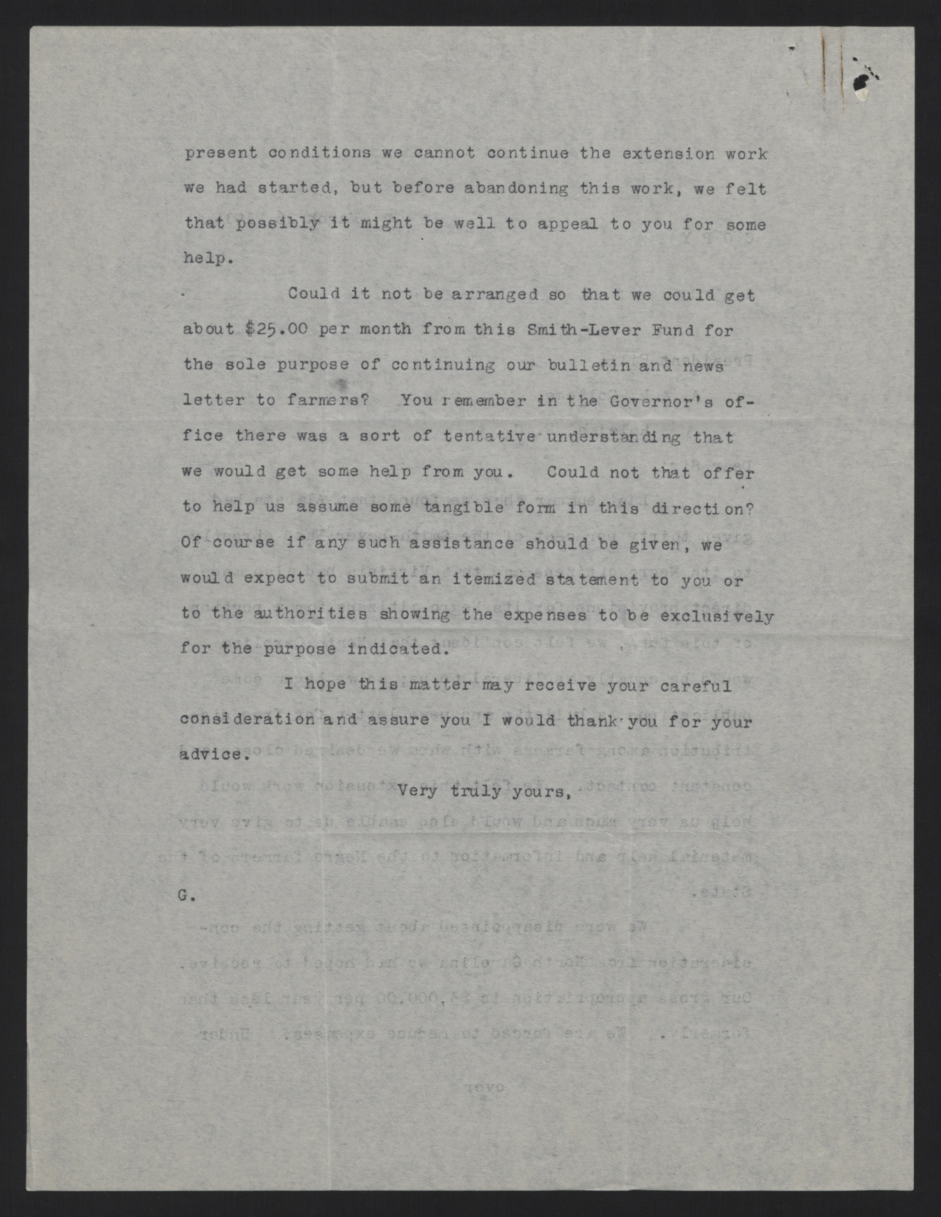 Letter from Dudley to Hill, March 26, 1915, page 2