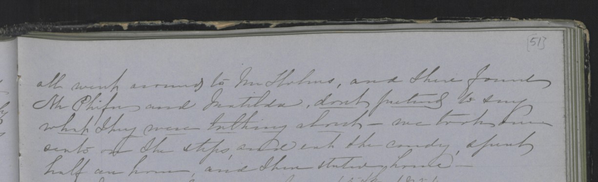 Diary Entry from Margaret Eliza Cotten, 11 January 1854, Page 3