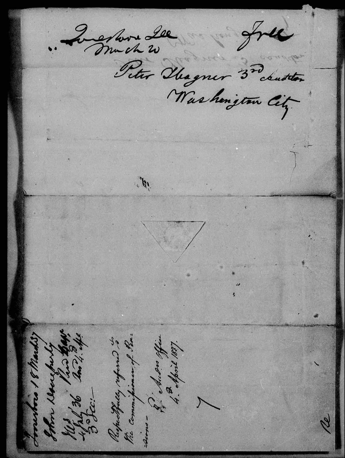 Letter from John Dougherty to Peter Heagner, 18 March 1837, page 2