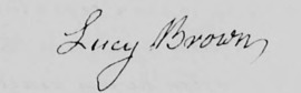 Lucy Brown's Signature