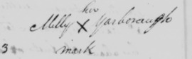 Milly Yarborough's signature mark