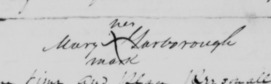 Mary Yarborough's signature mark