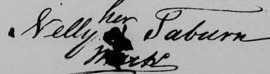 Nelly Taburn's signature mark