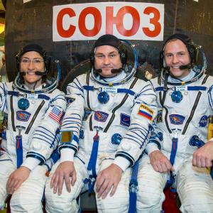Soyuz MS-12 crew 