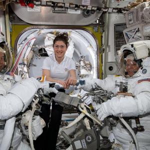 Christina Koch on ISS