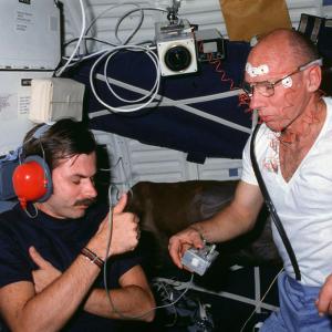 Astronauts Thornton and Gardner