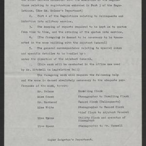 Division of Draft Work between Laurence W. Young and John D. Langston, Circa 1918, page 1