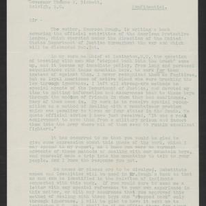 Letter from Ralph D. Lusk to Thomas W. Bickett, December 25, 1918