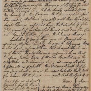 Deposition of Thomas Harrison Jr., 14 July 1777, page 1