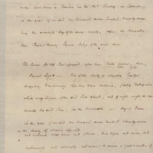 Indictment from the Edenton District Court against Daniel Leggett, 16 September 1777, page 1
