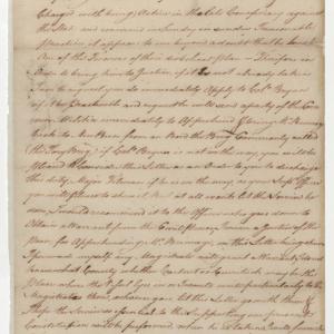 Letter from Richard Caswell to David Barron, 27 July 1777, page 1