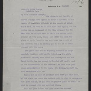 Letter from Newell to Craig, September 13, 1915