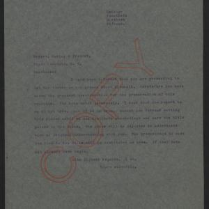 Letter from Craig to Perley & Crockett, October 20, 1915