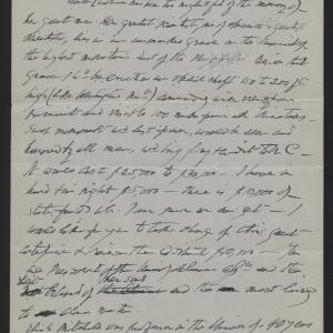 Draft of Letter from Locke Craig to Julian S. Carr written by George T. Winston, circa March 1916, page 1