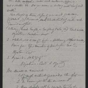 Draft of Letter from Winston to Smallwood, Circa April 1916, page 1