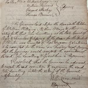 North Carolina Council of State Minutes, 28 September 1777