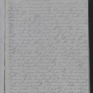 Diary Entry from Margaret Eliza Cotten, 1 October 1853