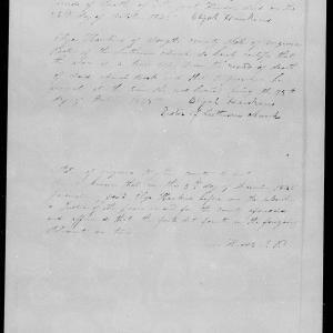 Affidavit of Elijah Hawkins about Margaret Kinder's death, 3 December 1845, page 1