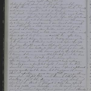 Diary Entry from Margaret Eliza Cotten, 9 May 1854, Page 1