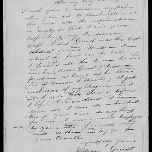Letter from William Guest to Unknown, 25 October 1838