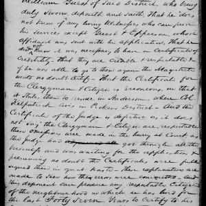 Application for a Veteran's Pension from William Guest, 9 August 1833, page 1
