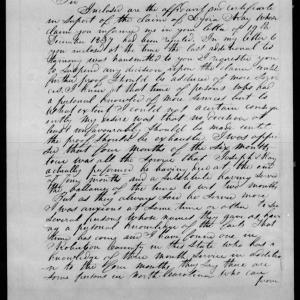 Letter from Adam Ferguson to James L. Edwards, 30 October 1838, page 1