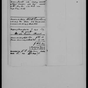 Docket for Pension from the U.S. Pension Office for William Taburn, 7 February 1834