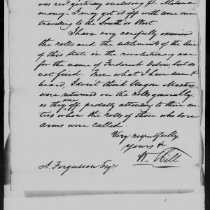 Letter from William Hill to Adam Ferguson, 11 April 1838, page 1