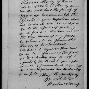 Letter from Harlan and Manly to James L. Edwards, 20 December 1842, page 1