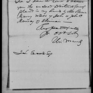 Letter from Uri Manly to James L. Edwards, 1 September 1843