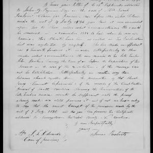 Letter from James Roberts to James L. Edwards, 10 December 1840, page 1