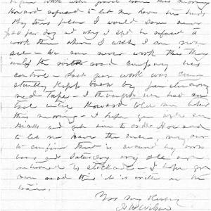 Letter from W. J. Hicks to Zebulon B. Vance, n.d. 