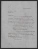 Letter from Gov. Thomas W. Bickett to Luther A. Fink, October 20, 1919