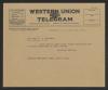 Telegram from Santford Martin to Thomas W. Bickett, July 2, 1918