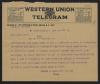Telegram from Baker to Craig, 4 August 1916