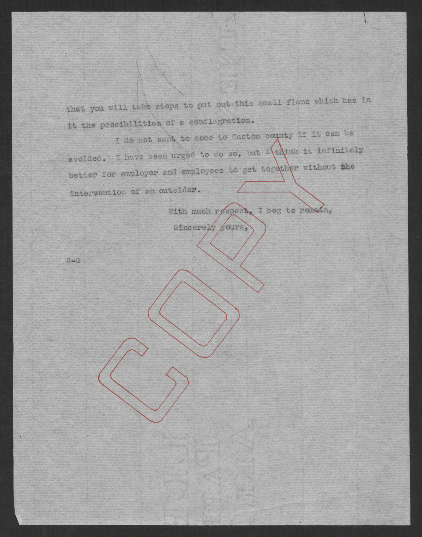 Letter from Thomas W. Bickett to John C. Rankin, February 19, 1920, page 3