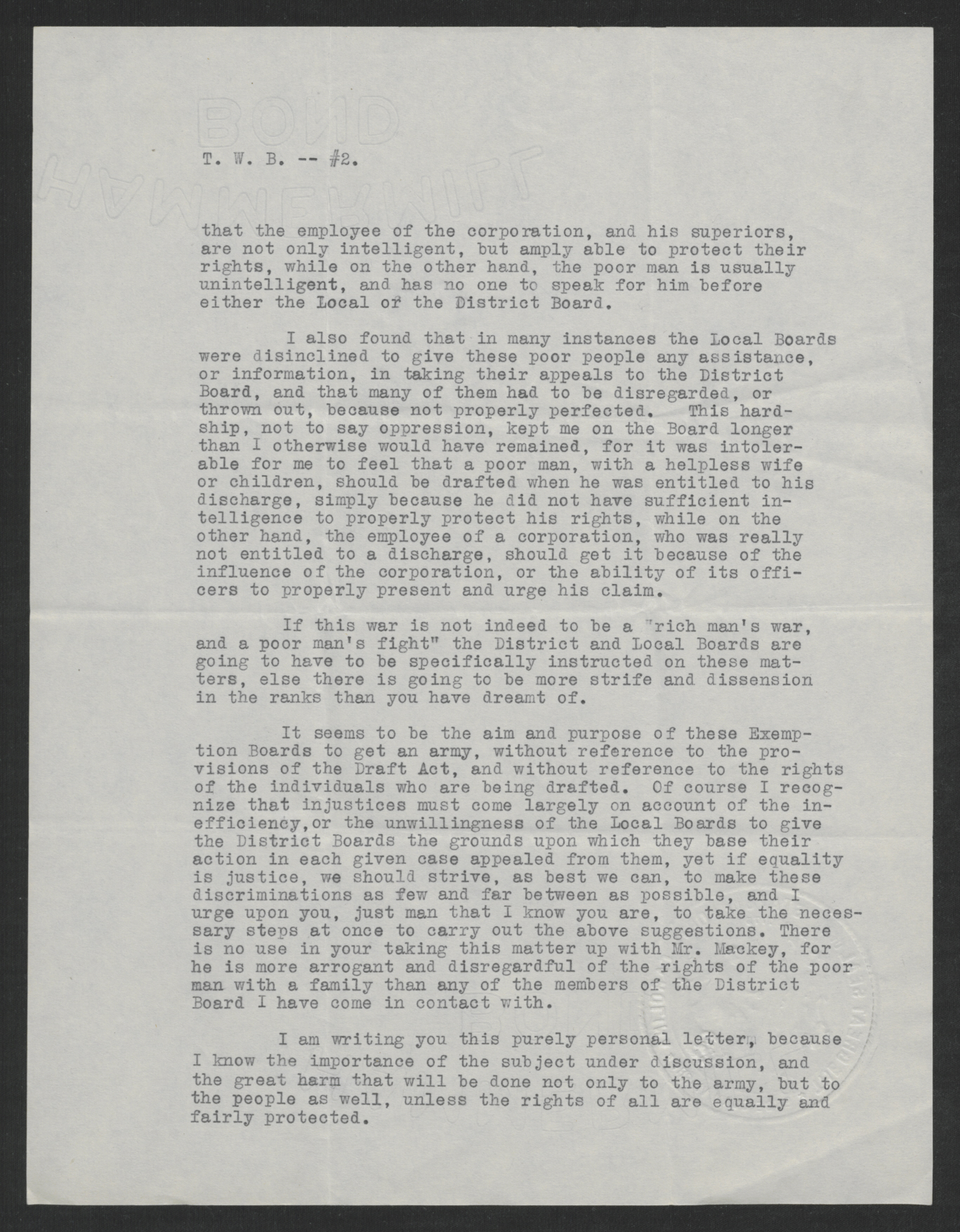 Letter from Edwin T. Cansler to Thomas W. Bickett, September 26, 1917, page 2