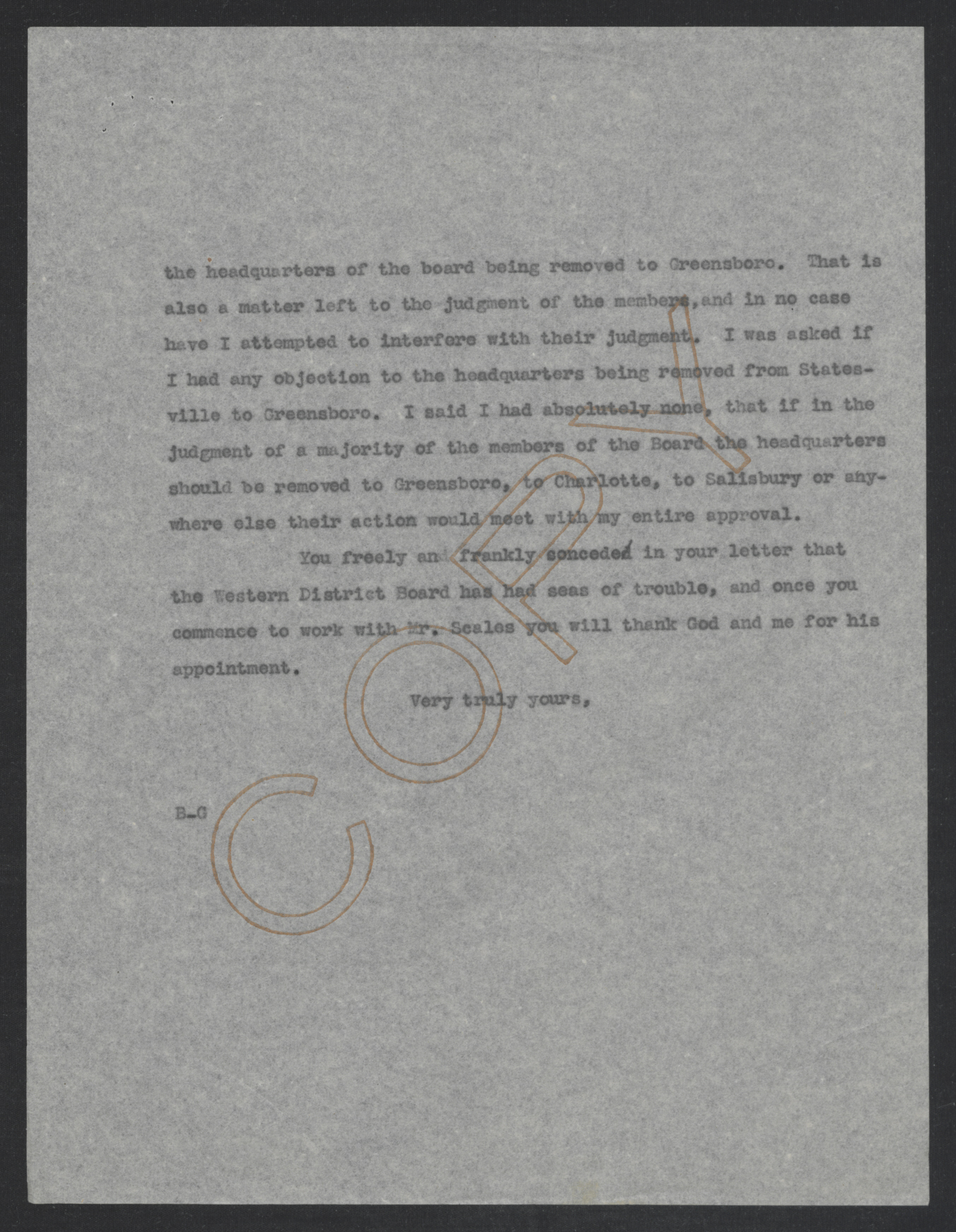 Letter from Thomas W. Bickett to William B. Gibson, January 5, 1918, page 3