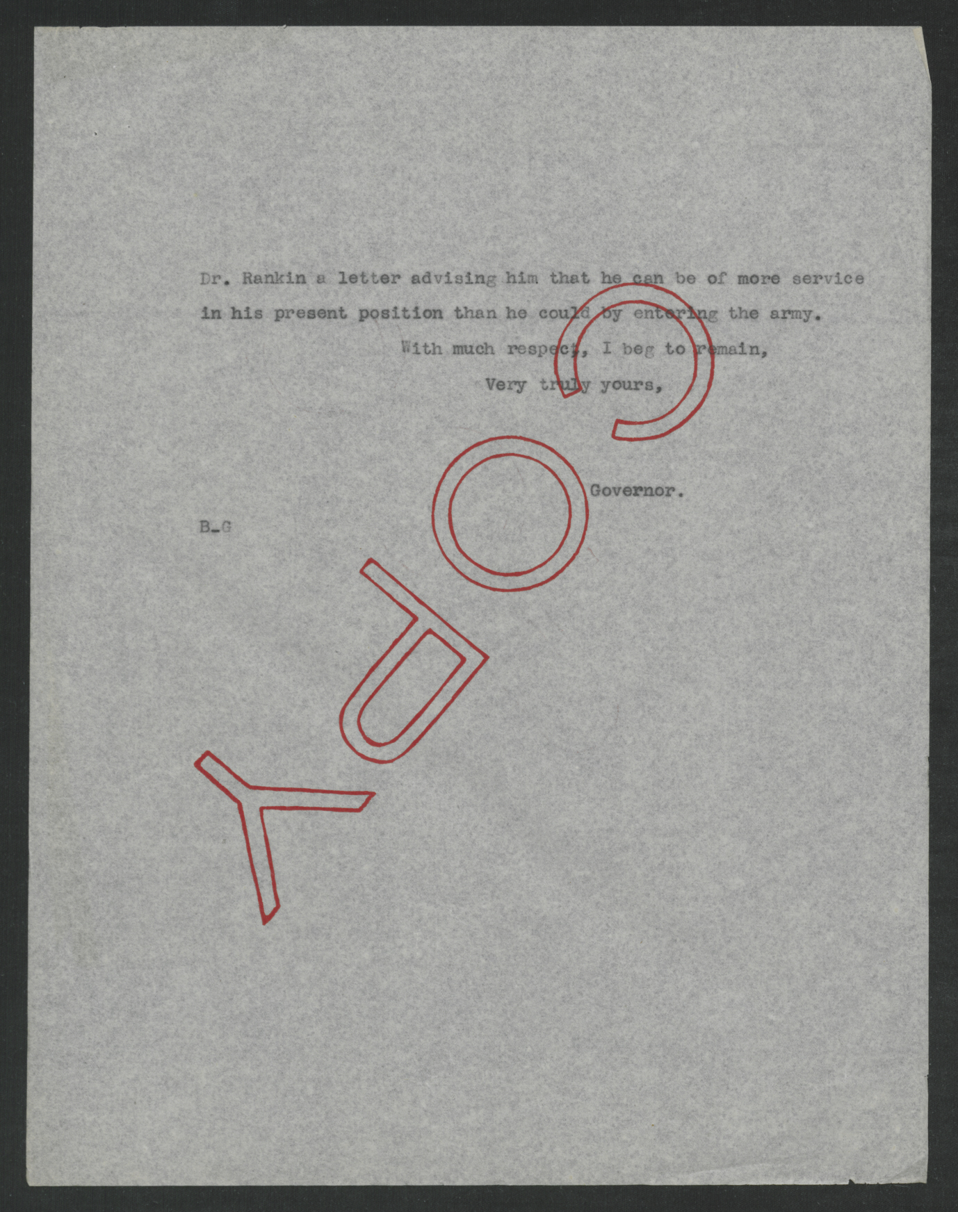 Letter from Thomas W. Bickett to William C. Gorgas, May 7, 1918, page 2