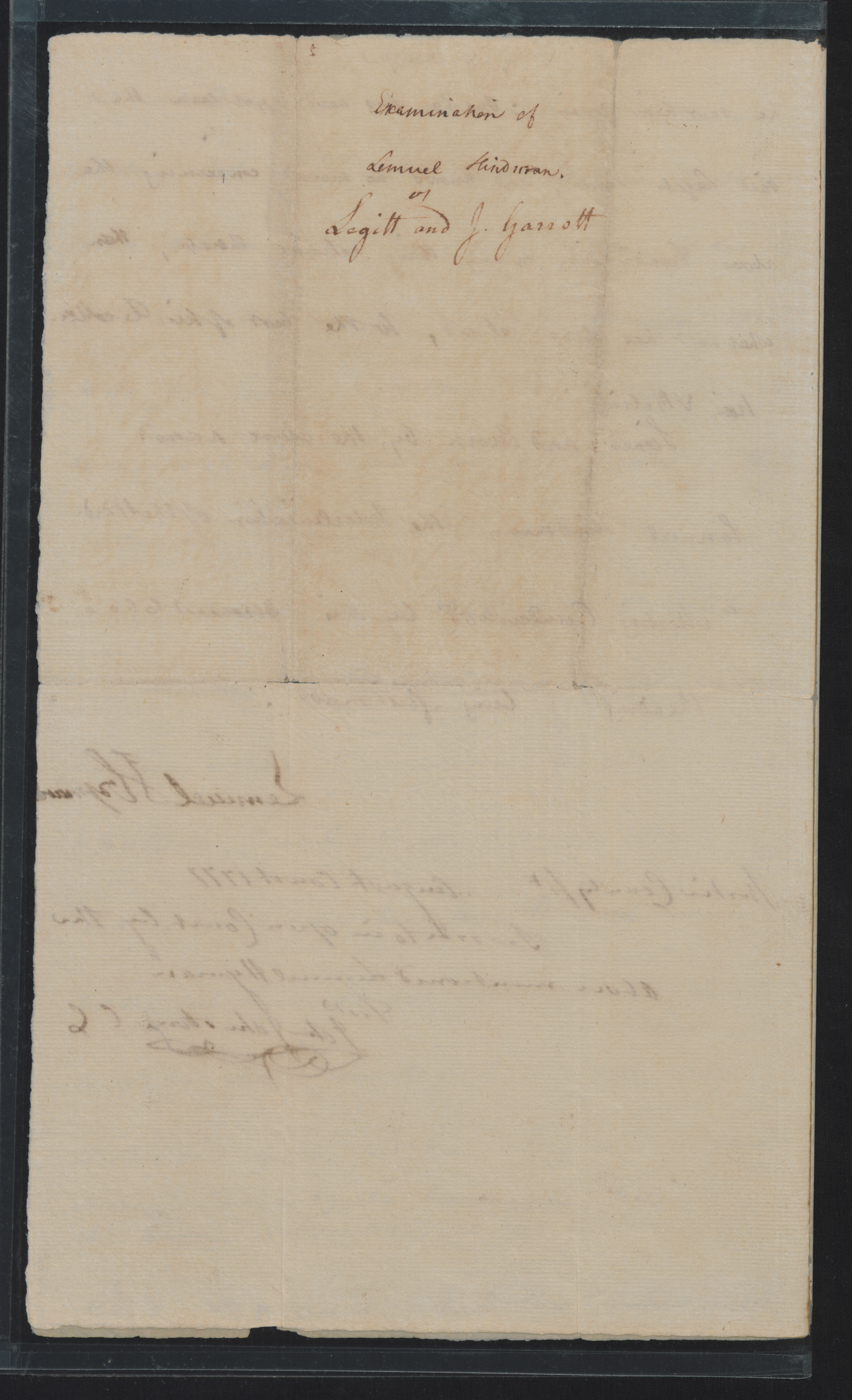 Examination of Lemuel Hindman, 12 August 1777, page 4