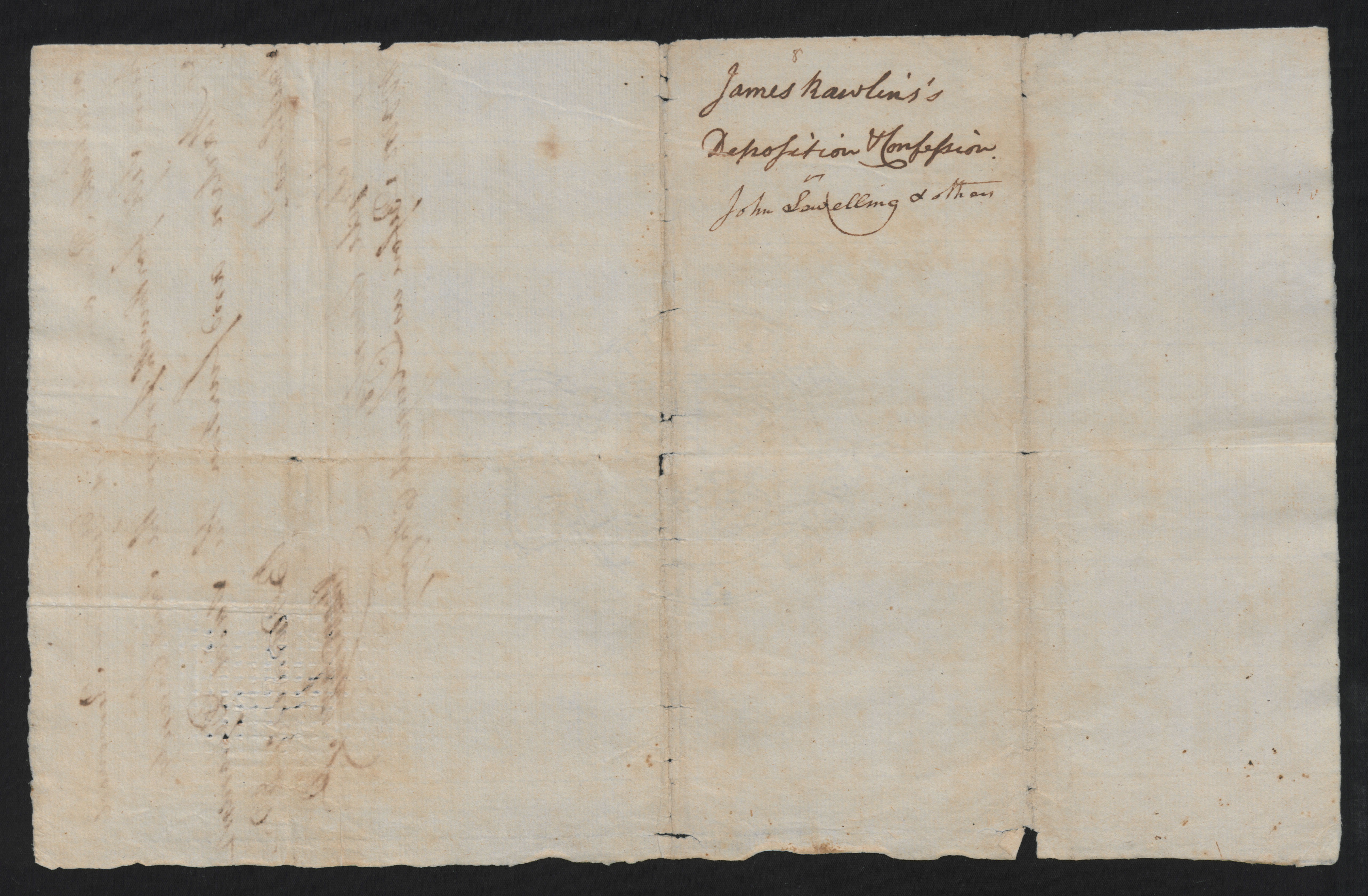 Deposition of James Rawlings, 6 August 1777, page 4